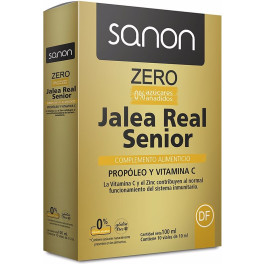 Sanon Jalea Real Senior Zero 10 Ampollas De 10 Ml Unisex