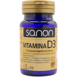 Sanon Vitamina D3 De 545 Mg 60 Cápsulas Unisex