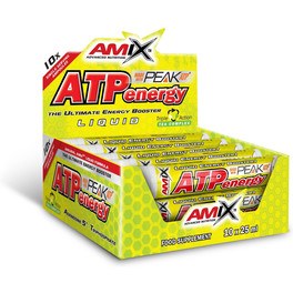 Amix ATP Energy Liquid 10 Ampollas x 25 Ml - Efecto Quemador / Contiene Extracto De Guaraná Y Cafeína