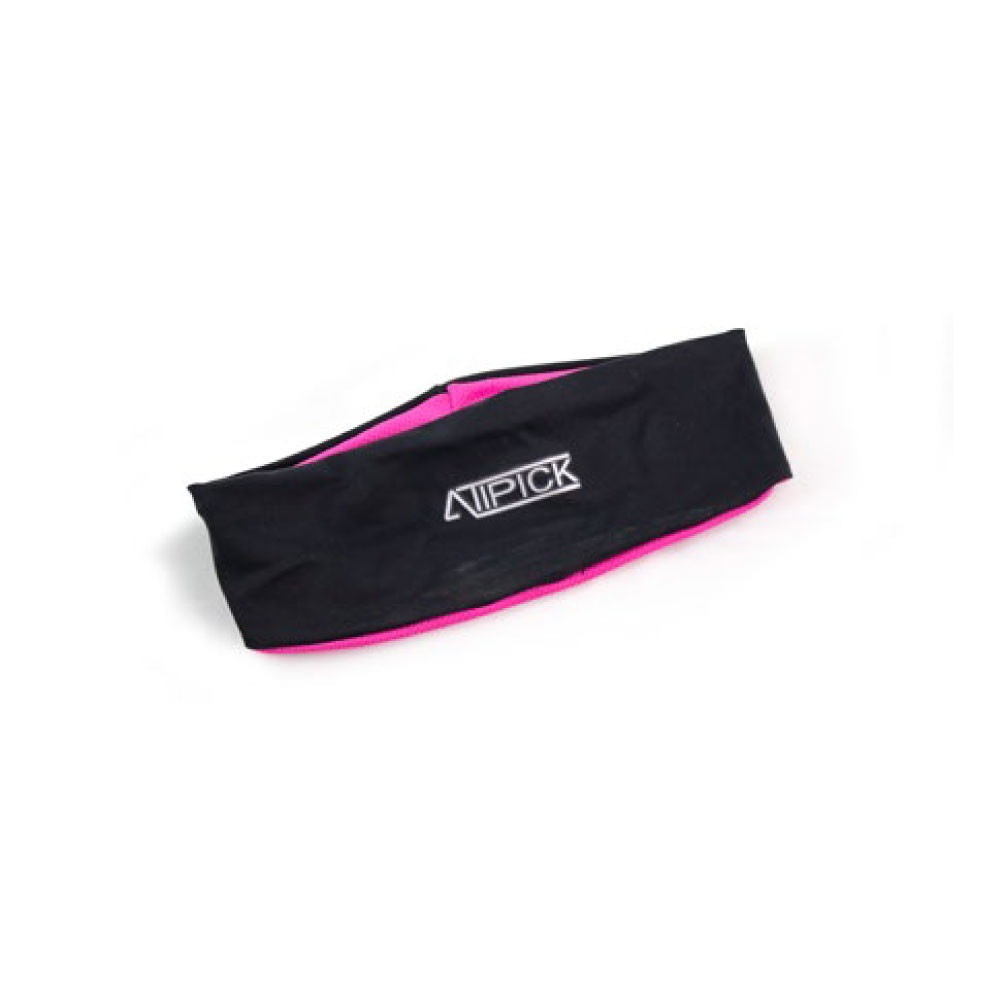 Atipick Cinta De Pelo Para Running Poliéster Negro/rosa Atipick Cinta De Pelo Para Running Poliéster Negro/rosa