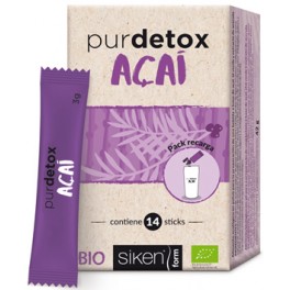 Siken Form Purdetox Acai Bebida Detox Pack Recarga 14 sticks x 3 gr