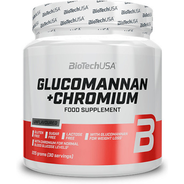 Biotech Usa Glucomannan + Chroom 225 Gr