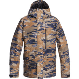 Quiksilver Mission Printed - Chaqueta Para Nieve Para Hombre Military Olive Gps Point