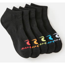 Rip Curl Calcetines Corp Ankle Sock 5-pk - Boy Black