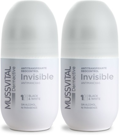 Pack Mussvital Dermactive Desodorante Roll On Invisible 2 botes x 75 ml Pack Mussvital Dermactive Desodorante Roll On Invisible 2 botes x 75 ml