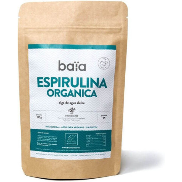 Baïa Food Espirulina Orgánica 125g Sabor Espirulina