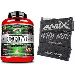 Pack Amix MuscleCore CFM Nitro Protein Isolate 2 kg + Toalla Mauro Fialho Why Not? 100 X 50 Cm