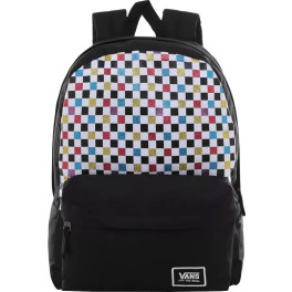 Vans Glitter Check Realm Backpack Vn0a48hgux9 Mochilas Mujer Capacidad: 22 L