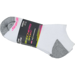 Skechers 6pk No Show Socks S108263-wht Calcetines Mujer