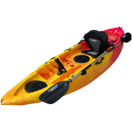 Cambridge Kayaks Kayak De Pesca Rojo Con Amarillo