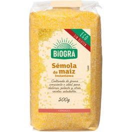Biográ Semola De Maíz (Polenta) Sin gluten 500g Bio