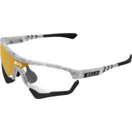 Scicon Sports Aerotech-regular-photographromic Sports Performance Sunglasses Scntxt Photochromic Bronce Mirror / Frozen Matt