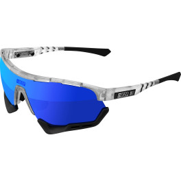 Scicon Sports Aerotech-scn-pp-xl Gafas De Sol De Rendimiento Deportivo Scnpp Multimirror Blue / Frozen Matt