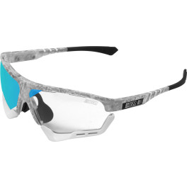 Scicon Sports Unisex Aerocomfort Scn-xt Photochromic Deportes Rendimiento Gafas De Sol Blanco Congelado / Bronce Fotocomático