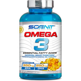 Scenit Omega 3 + Vitamina E - Aceite De Pescado - 2000 Mg - 700 Mg Epa. 500 Mg Dha - 120 Cápsulas De Gel (perlas) - Contribuye