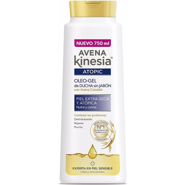 Avena Kinesia Avena Topic Oleo-gel de banho 750 ml unissex
