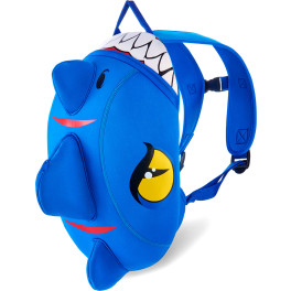 Crazy Safety Tiburón Azul Inteso Mochila De Neopreno Para Niños De Preescolar