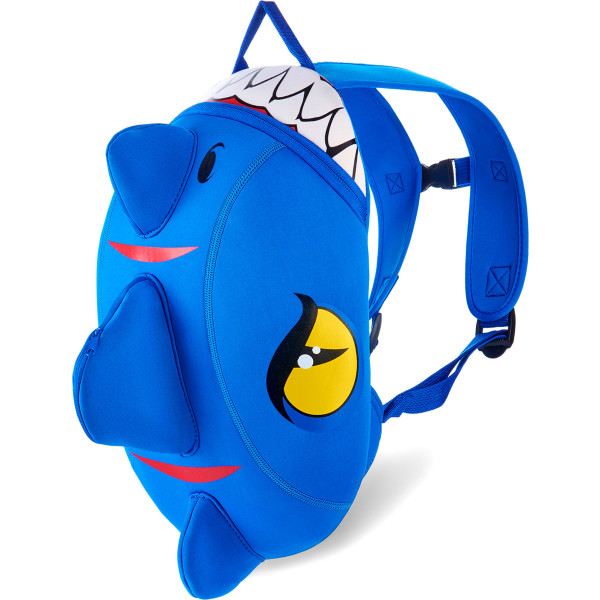 Crazy Safety Tiburón Azul Inteso Mochila De Neopreno Para Niños De Preescolar