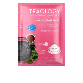 Tealogy Face And Neck Peach Tea Hyaluronic Mask 21 Ml Unisex