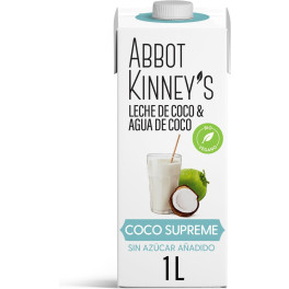 Abbot Kinneys Bebida Vegetal De Coco Supreme Bio 1 L