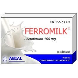 Abial Ferromilk Lactoferrina 30 Caps De 100mg