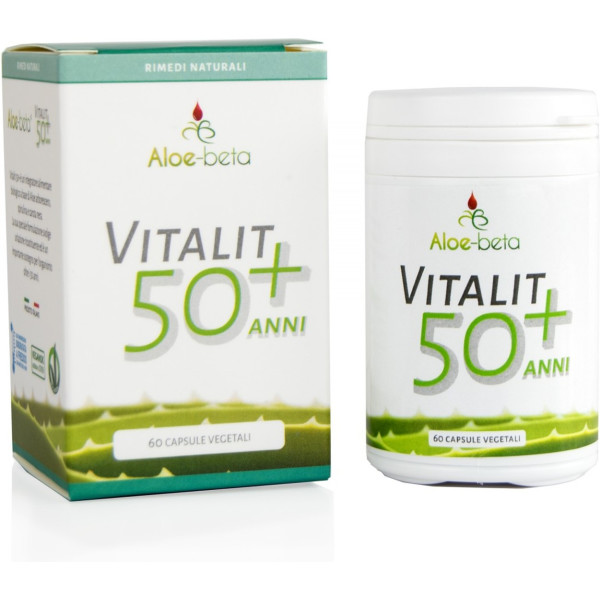 Aloe-beta Vitalit 50+ 60 Caps Vegetales