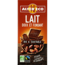 Altereco Chocolate Con Leche Bio 100 G
