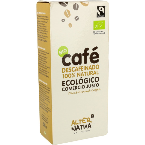 Alternativa 3 Café Molido Descafeinado Bio Comercio Justo 250 G