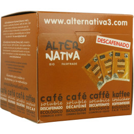 Alternativa 3 Café Soluble Liofilizado Descafeinado 25 Sobres De 2g