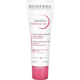 Bioderma Sensibio Defensive Rich - Hidratante Y Calmante (piel Sensible) 40 Ml De Crema