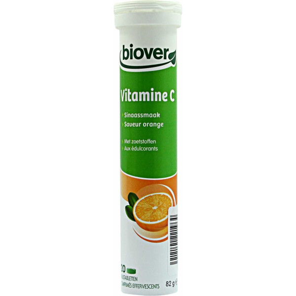 Biover Vitamina C Efervescente 20 Tabletas Efervescentes (naranja)