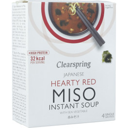 Clearspring Sopa De Miso Picante Con Algas 40 G