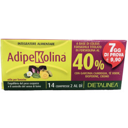Dietalinea Adipekolina 7 Días 14 Comp