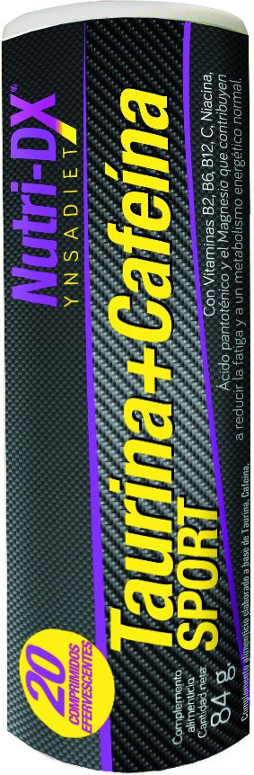 Ynsadiet Taurina + Cafeina Sport 20 Comp Efervescentes Ynsadiet Taurina + Cafeina Sport 20 Comp Efervescentes