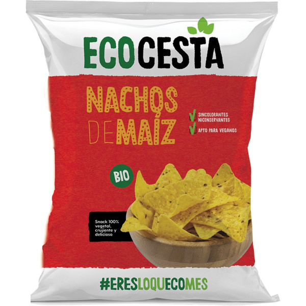 Ecocesta Nachos De Maiz Naturales 125 G