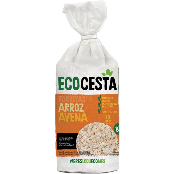 Ecocesta Tortitas De Arroz Y Avena 115 G