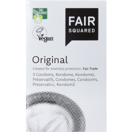 Fair Squared Preservativos Original Comercio Justo 3 Unidades