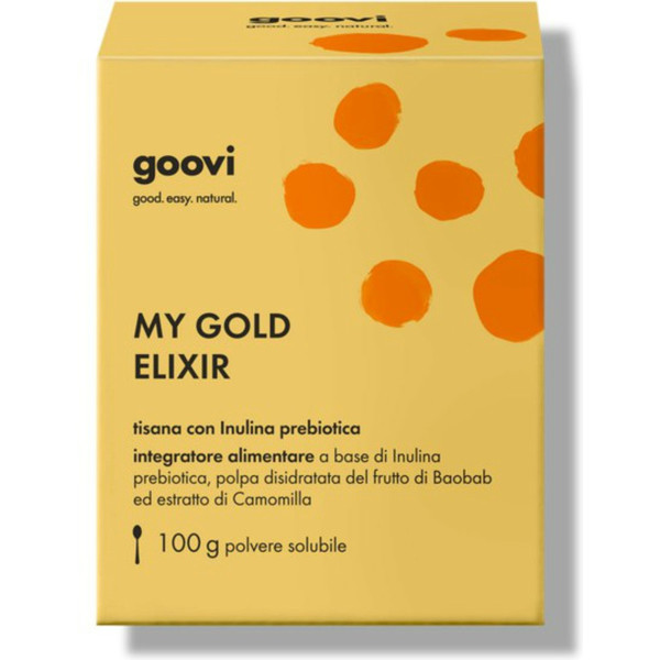 Goovi My Gold Elixir Tisana Con Inulina Prebiotica 100 Ml De Polvo