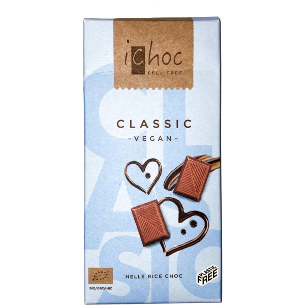 Ichoc Classic - Chocolate Vegano Clásico 80 G (chocolate)