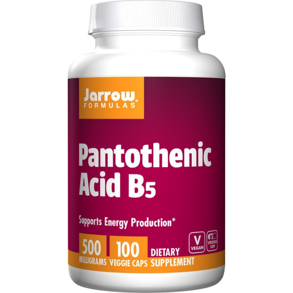Jarrow Formulas ácido Pantoténico B5 500mg 100 Caps