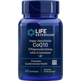 Life Extension Coq10 Súper Absorbible 50 Mg 60 Perlas