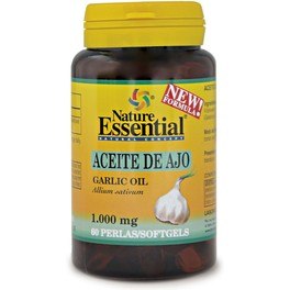 Nature Essential Garlic Oil (Ajo) 1000 Mg 60 Perlas