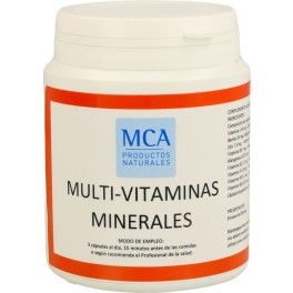 Mca Productos Naturales Multivitaminas Y Minerales 200 Caps