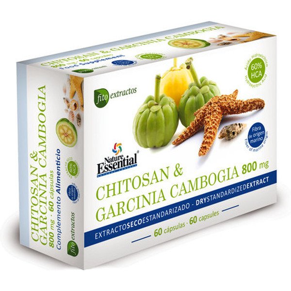 Nature Essential Chitosan & Hca-garcinia 800 Mg Ext Dry 60% Hca 6