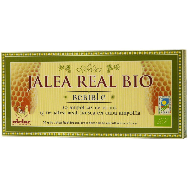 Mielar Jalea Real 1 Gr Bio 20 Ampollas