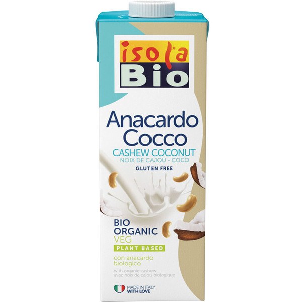 Isolabio Bebida De Coco Y Anacardo Bio 1 Litro
