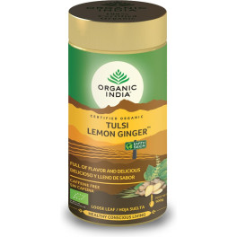Organic India Tulsi Lemon Ginger A Granel 100 G De Polvo