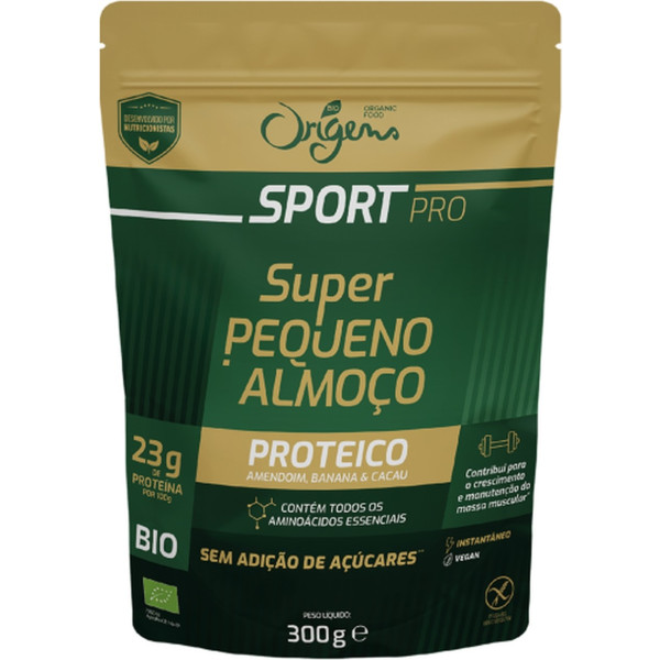 Origens Bio Súper Desayuno Sport Proteico 300 G De Polvo (cacao - Plátano)