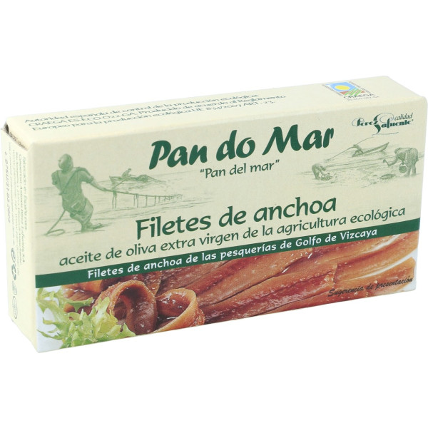 Pan Do Mar Filetes De Anchoa Bio 50 G