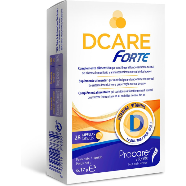 Procare Health Dcare Forte Vitamina D3 28 Caps
